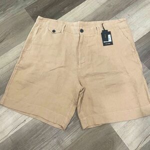 New Billy Reid Light Brown Flat Front Men’s Shorts Size 38